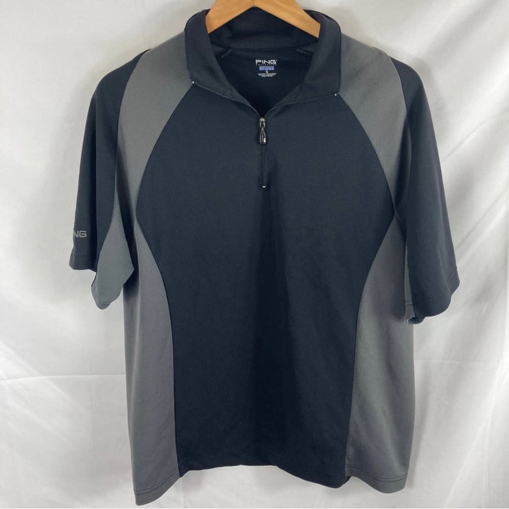 Ping Men’s 1/4 Zip Dynamics Short Sleeve Top S